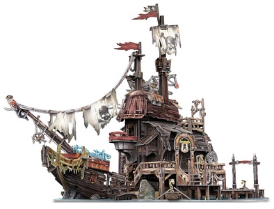 Пиратский корабль Тортуга, 218 деталей
