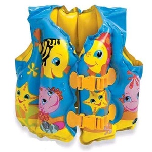 Жилет для плавания "Веселые рыбки" 3-5 лет, 41x30 см INTEX