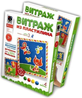 747103 Витражный пластилин Набор №3