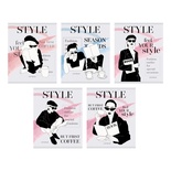 Тетради А5 96л. Клетка. Fashionable style