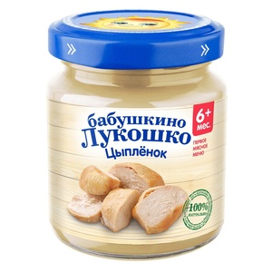 Пюре Бабушкино лукошко цыпленок 100 гр.