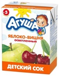 Сок Агуша яблоко,вишня сок 200мл