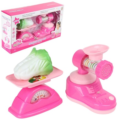 Набор кухонный, весы и мясорубка, свет / звук
