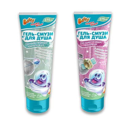 Гель-смузи для душа детский серии "Космический" 