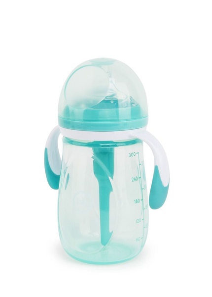 Бутылочка 10020 антикол. с ручками и силик. соской 300 мл.