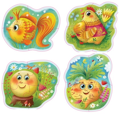 Пазлы мягкие для малышей "Сказки" (изолон)