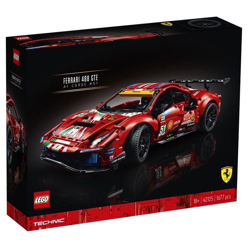 42125 Техник Ferrari 488 GTE "AF Corse №51"