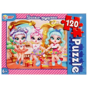 Пазлы 120Д "Веселые подружки" 