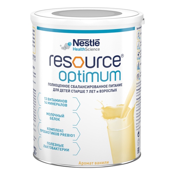 Смесь RESOURCE OPTIMUM ACB011 12x400г X8  (БЗМЖ)