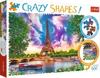 Пазл 600 дет. «Crazy Shapes» Небо над Парижем