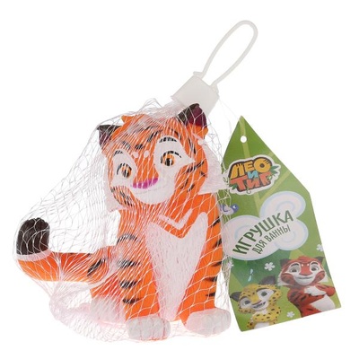 Игрушка для купания "Лео и Тиг" Тиг в сетке 