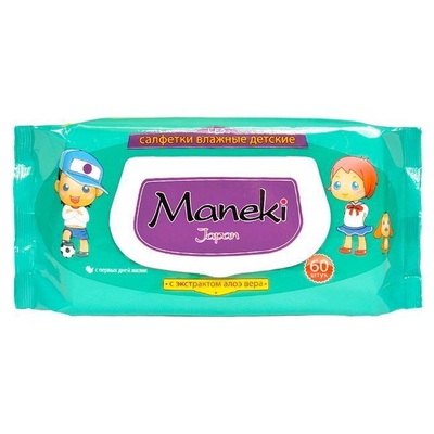 Салфетки вл. с экстрактом алоэ серия Kaiteki, 60шт