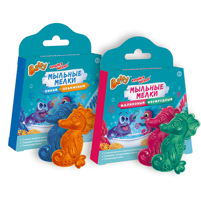 Мыльный мелок д/ванны детский (2 шт)																									