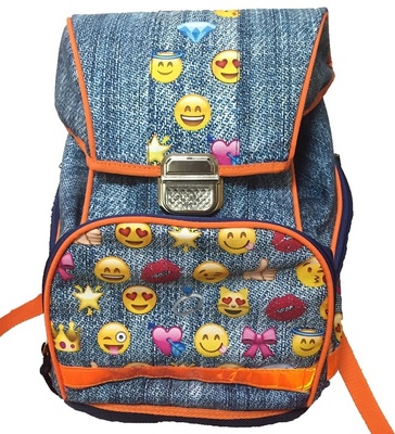 87364 Рюкзак Смайлы, девочки, 1 отделение