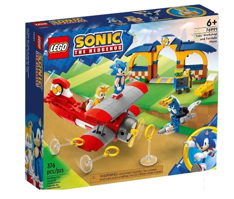 76991 SONIC Мастерская Тейлза и Самолет Торнадо