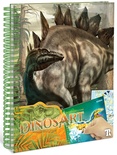 Dino. Набор аппликаций с наклейками но номерам
