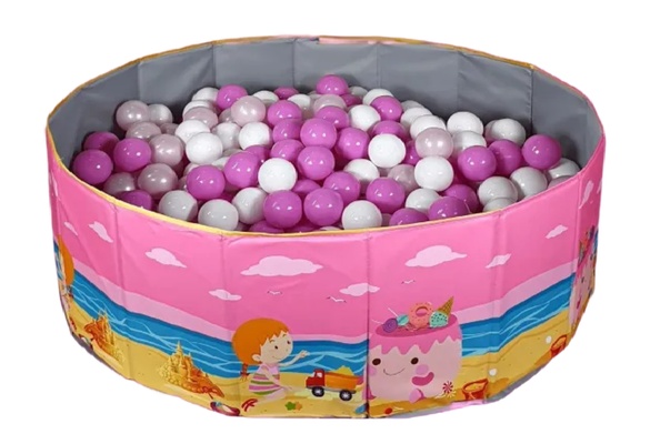 Сухой бассейн Pink с рисунком S 80*26см