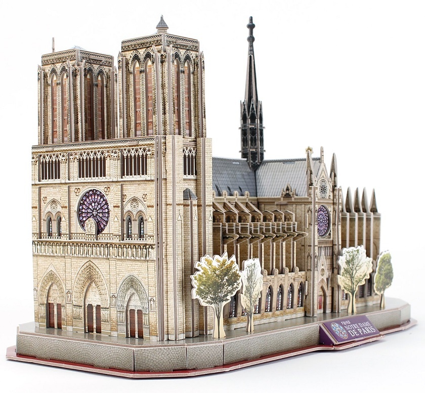 Нотердам де Пари (Франция), 128 деталей