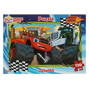 Пазлы 120Д "Суперджипы" 1/8