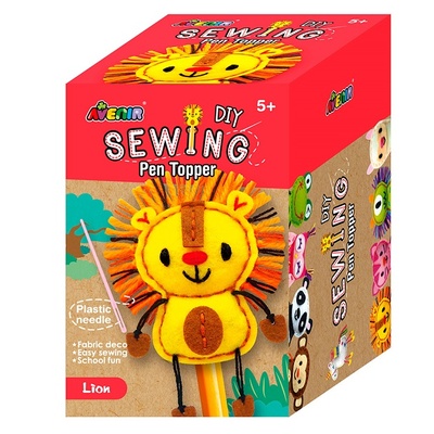 Набор для шитья. Насадка на карандаш: лев