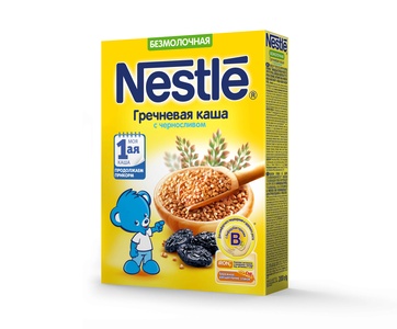 Каша Нестле Б/м гречка,чернослив/15