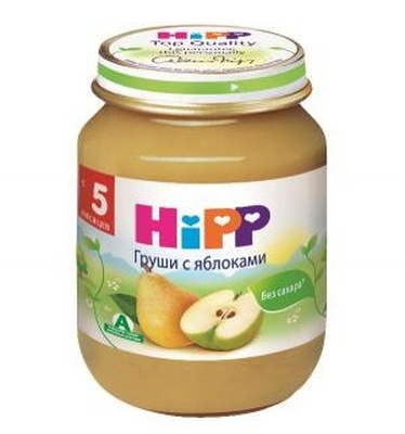 Пюре NESTLE Яблоко, Груша Пауч 250 г/12