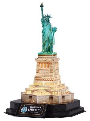 Статуя Свободы, 79 деталей, с LED-подсветкой