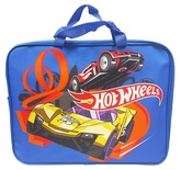 88612 Папка-сумка Hot Wheels, с ручкой, формат А4, текстильная 