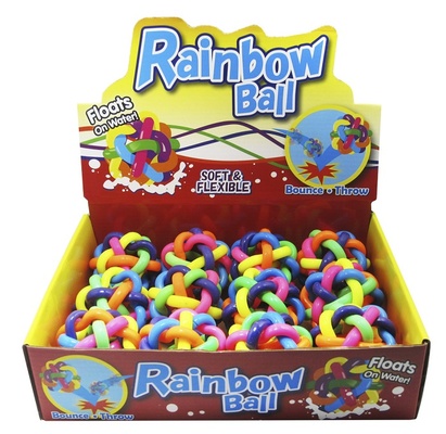 Мячик "Разноцветная плетёнка"