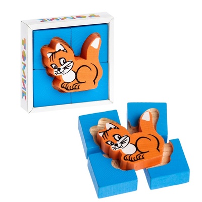 Кубики "Собирайка. Кошка"