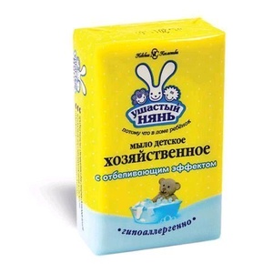 Мыло хоз. Ушастый нянь с отбел. эффектом 180г/36