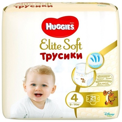 Huggies Элит Софт трусики-подгузники 4 ( 9-14 кг) 21 шт