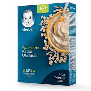 Каша Gerber Б/м овсянка 180гр/9
