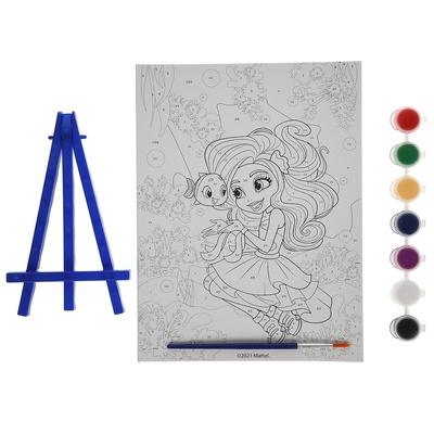 Холст "Энчантималс" для росписи по номерам 17*23 см