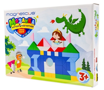 Мягкая магнитная мозаика "Замок" для детей старше 3 лет