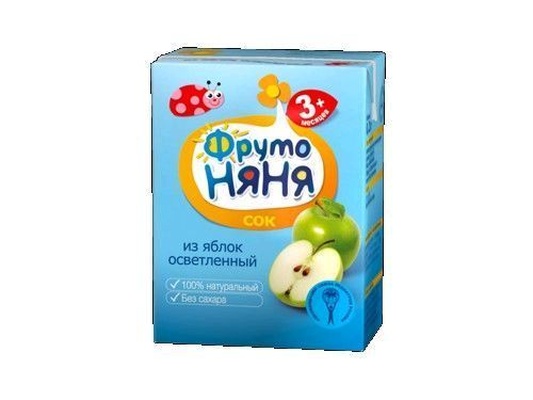 Сок Фруто Няня яблоко осветл. 0,2л