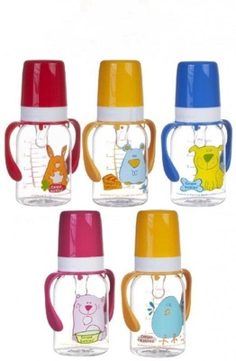 Бутылочка 120 мл с ручками 11/823 