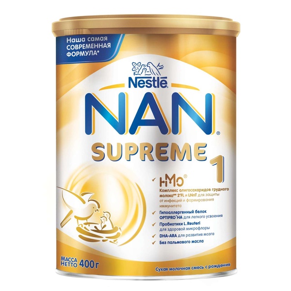 Нан SUPREME 400г/12  (БЗМЖ)