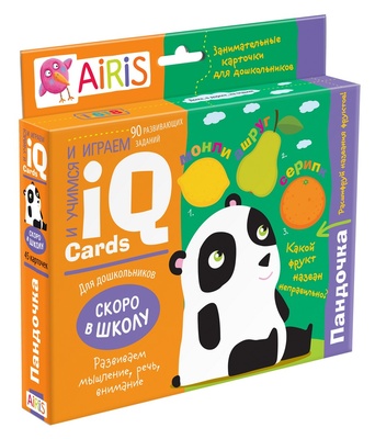 Набор карточек для дошколят. Пандочка (6+)