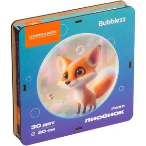 Дер. пазл "Bubblezz" Лисенок (30 дет.)