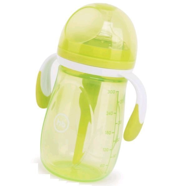 Бутылочка 10020 антикол. с ручками и силик. соской 300 мл.