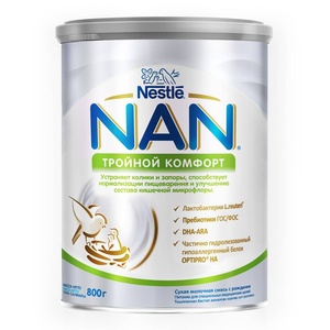 Нан тройной комфорт 800 гр/6  (БЗМЖ)