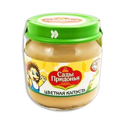 Пюре Сады Придонья цветная капуста ст/б 120г./12