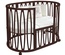 Кровать Indigo Happy Bambini 7 в 1 (круг/овал, манеж, 2 кресла, стол) массив березы, МДФ (слон. кос)