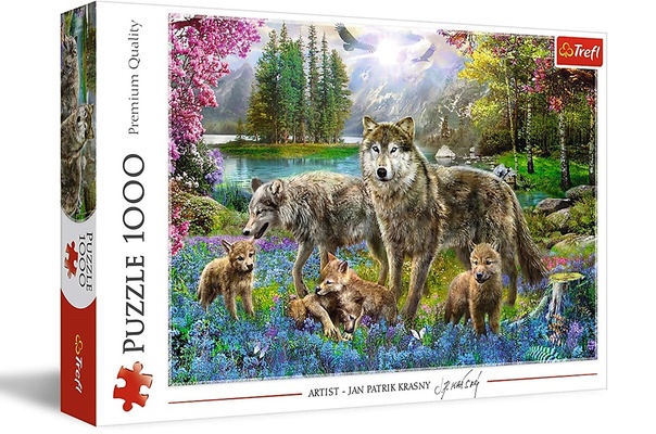 Пазл 1000 дет. Семья волков