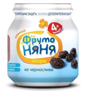 Пюре Фруто Няня чернослив 100 гр.
