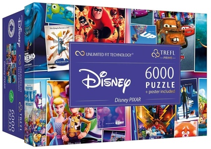 Пазл 6000 дет. Персонажи мультфильмов Pixar, коллаж