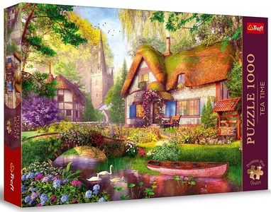 Пазл 1000 дет. Время чая: Лесной коттедж