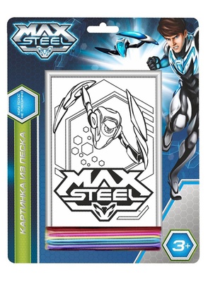 85613 Картинка "Max Steel" из цветного песка