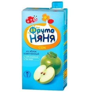 Сок Фруто Няня яблоко осветл. 0,5л